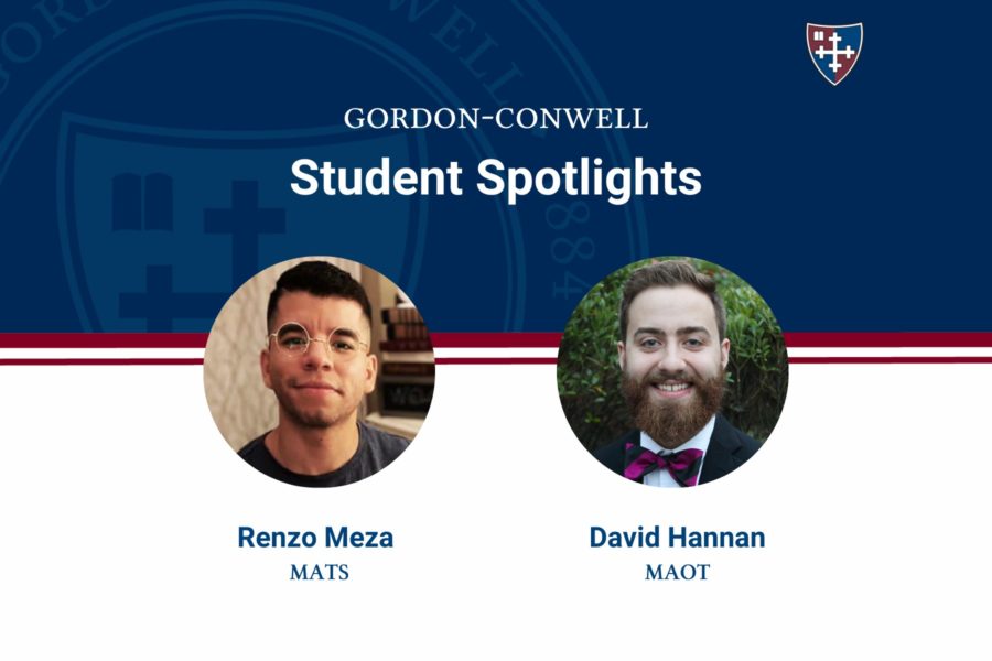 Student Spotlights: Renzo Meza and David Hannan
