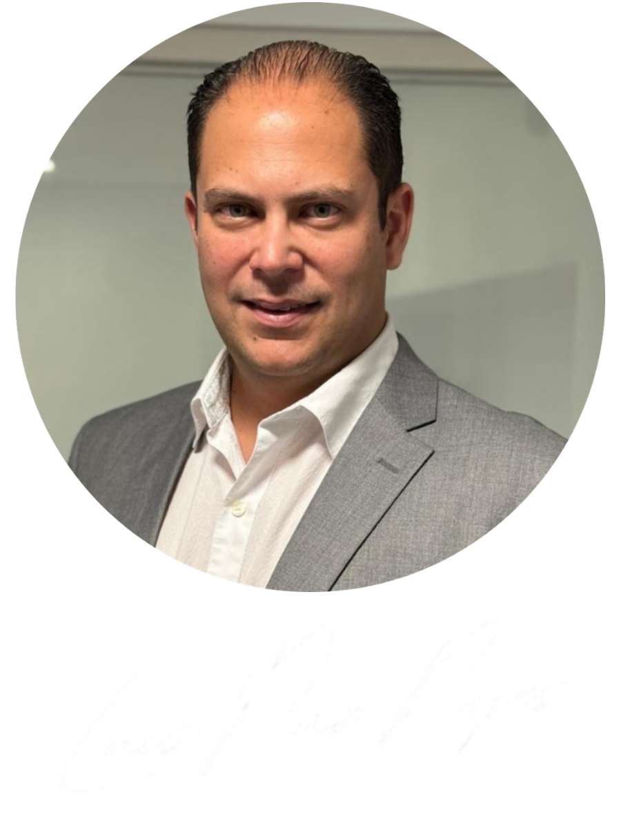 Pete James with Signature